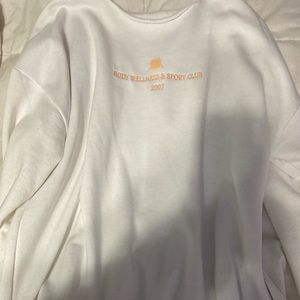 off the shoulder crewneck